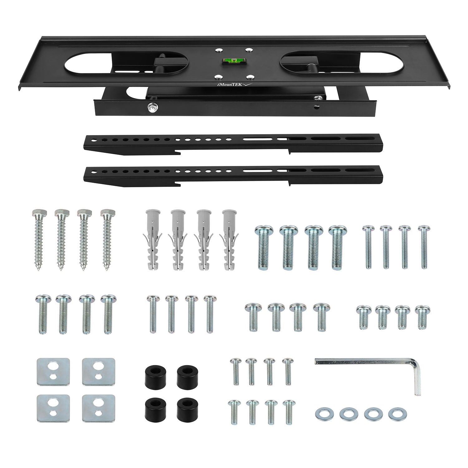 1Pc Full Motion TV Wall Mount Swivel Tilt TV Wall Rack Support 37in To 70in TV Wall Mount Max VESA Up To 600x400mm Holds Up To 99LBS