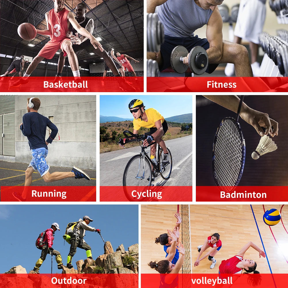 Premium Sports Knee Brace With Silicone Spring Support - Ideal For Running, Fitness & Basketball - Breathable Nylon