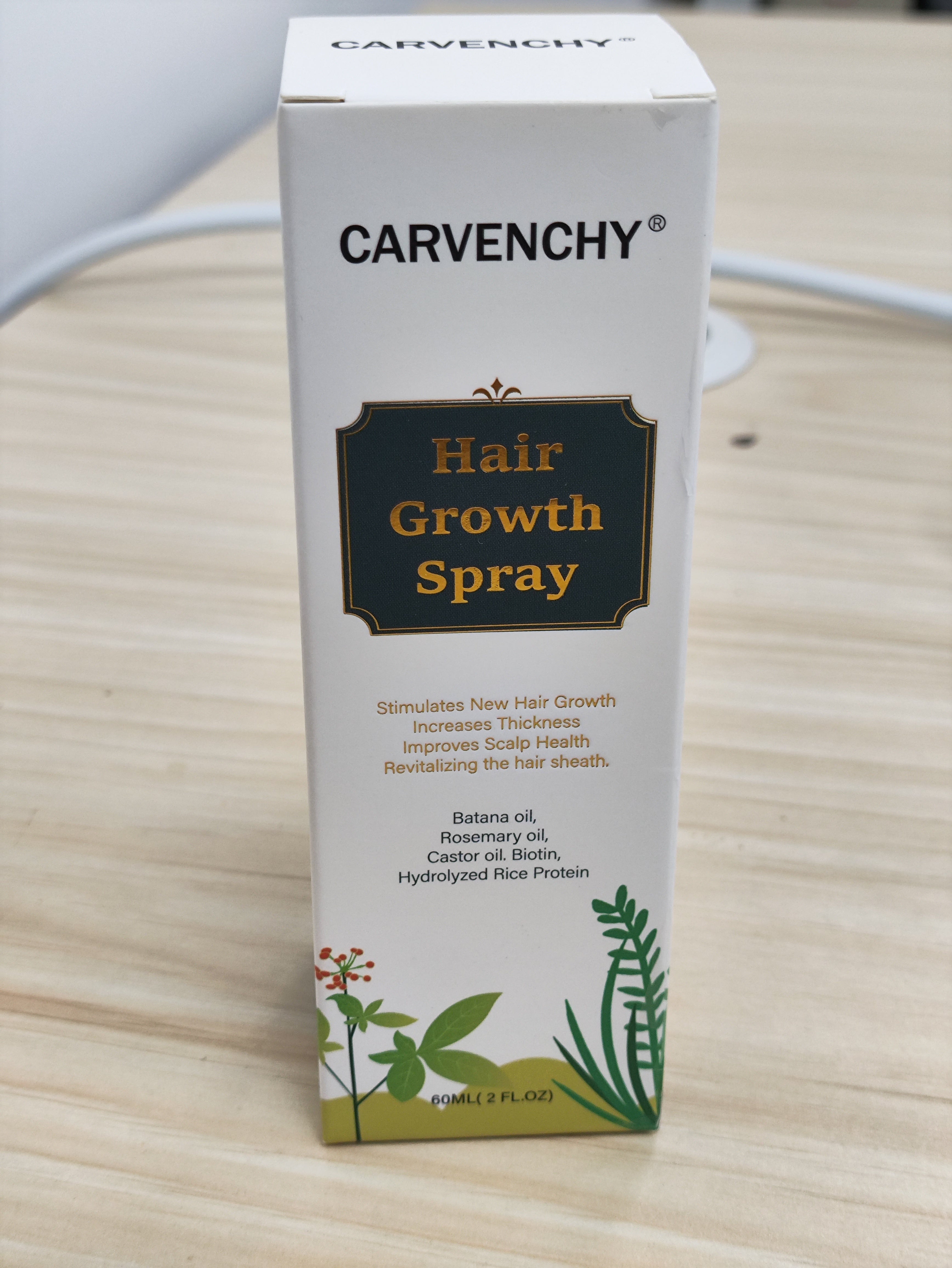 Natural Hair Growth Oil Spray - Battana Rosemary Serum Biotin Caffeine Scalp Treatment - Thinning Hair Regrowth And Thickening For Women And Men-It Is Forbidden To Sell On The TikTok Platform