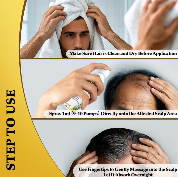 Natural Hair Growth Oil Spray - Battana Rosemary Serum Biotin Caffeine Scalp Treatment - Thinning Hair Regrowth And Thickening For Women And Men-It Is Forbidden To Sell On The TikTok Platform